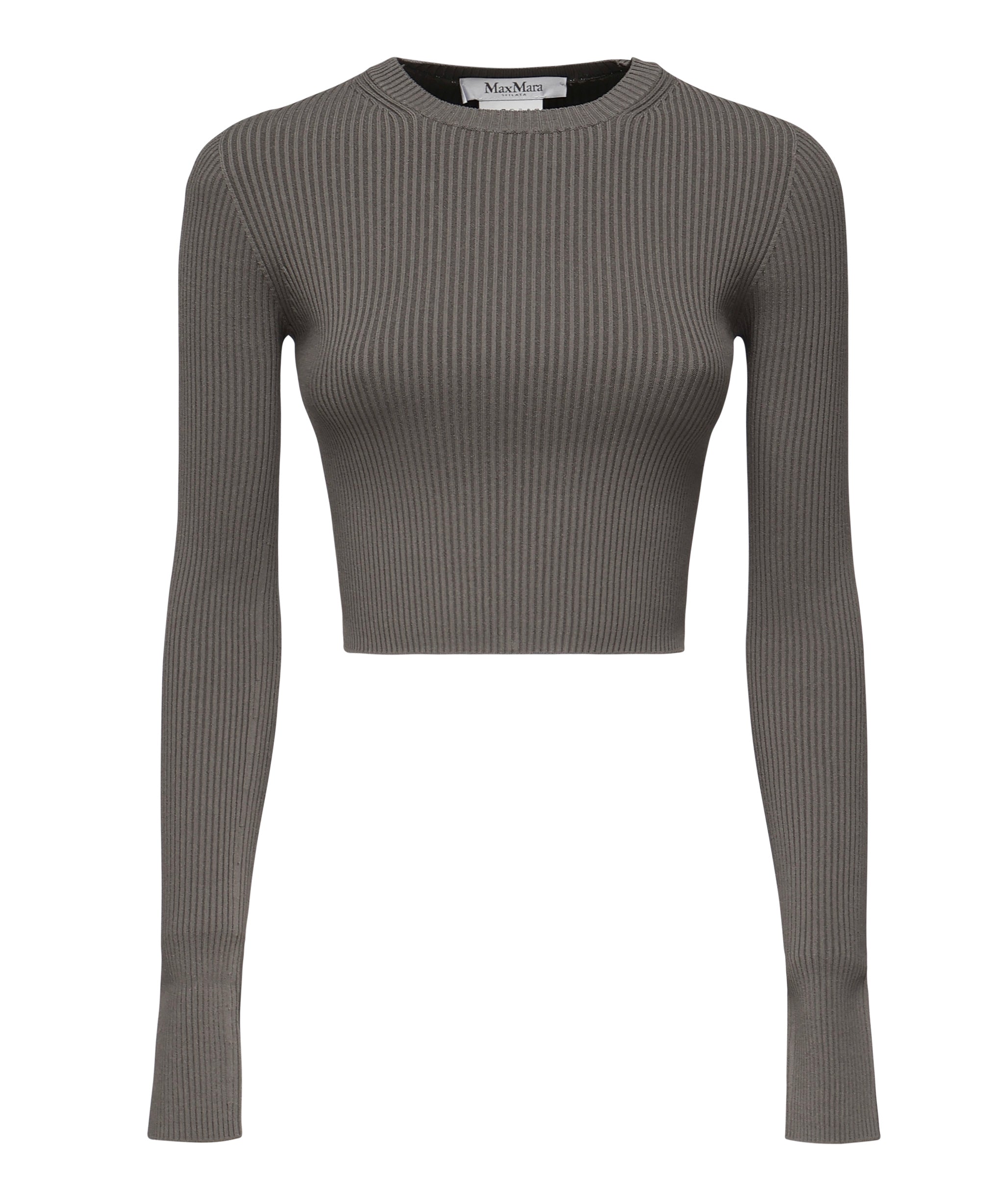 Maglia crop in viscosa crêpe 2511361243600 013 MAX MARA 