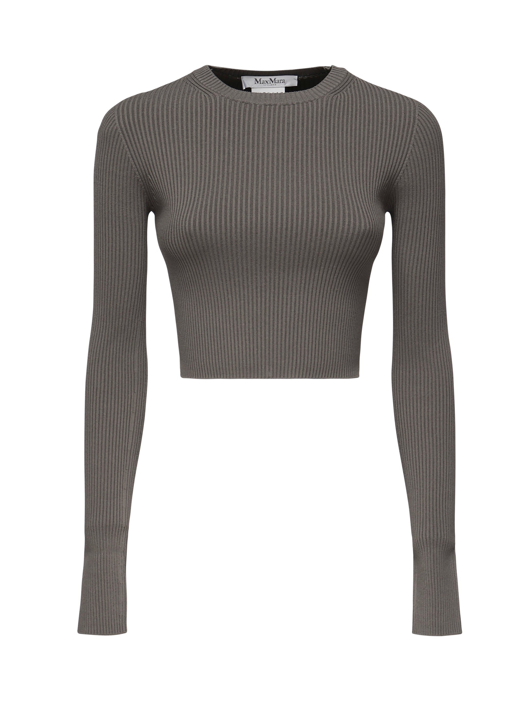 Maglia crop in viscosa crêpe 2511361243600 013 MAX MARA 