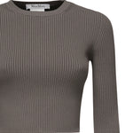 Maglia crop in viscosa crêpe 2511361243600 013 MAX MARA 