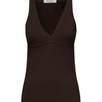 Top smanicato in viscosa 2511361313600 010 MAX MARA 