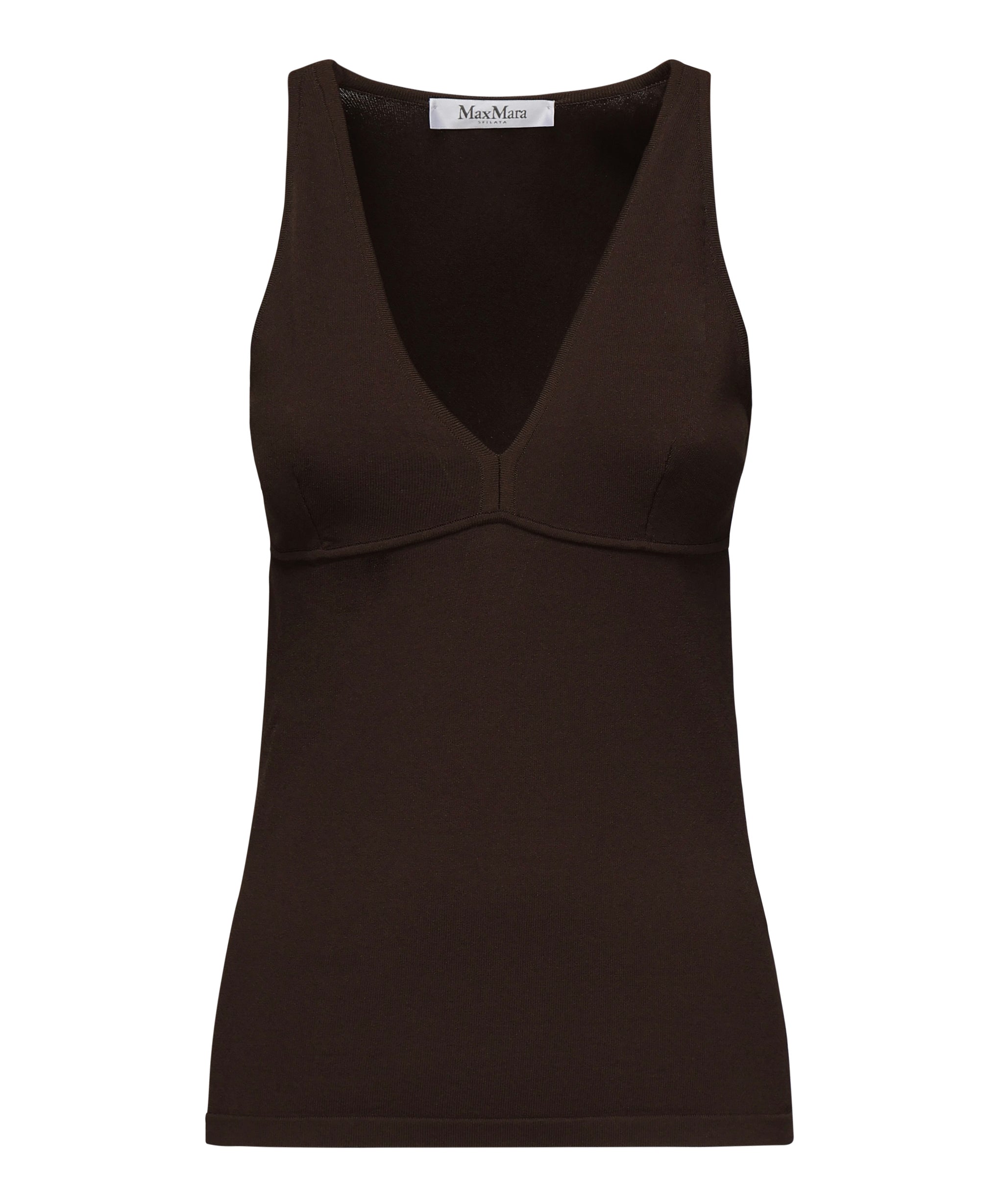 Top smanicato in viscosa 2511361313600 010 MAX MARA 