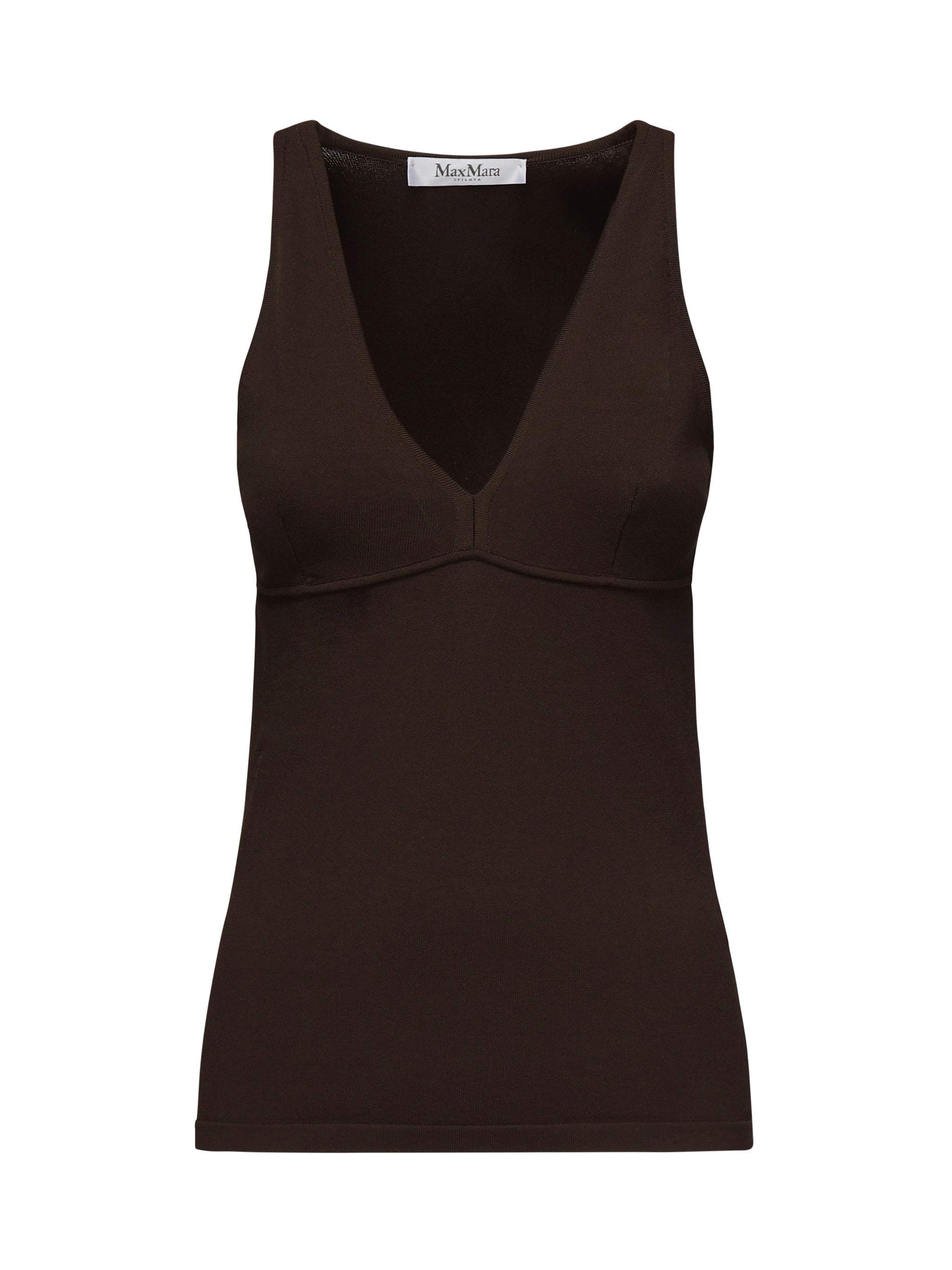 Top smanicato in viscosa 2511361313600 010 MAX MARA 