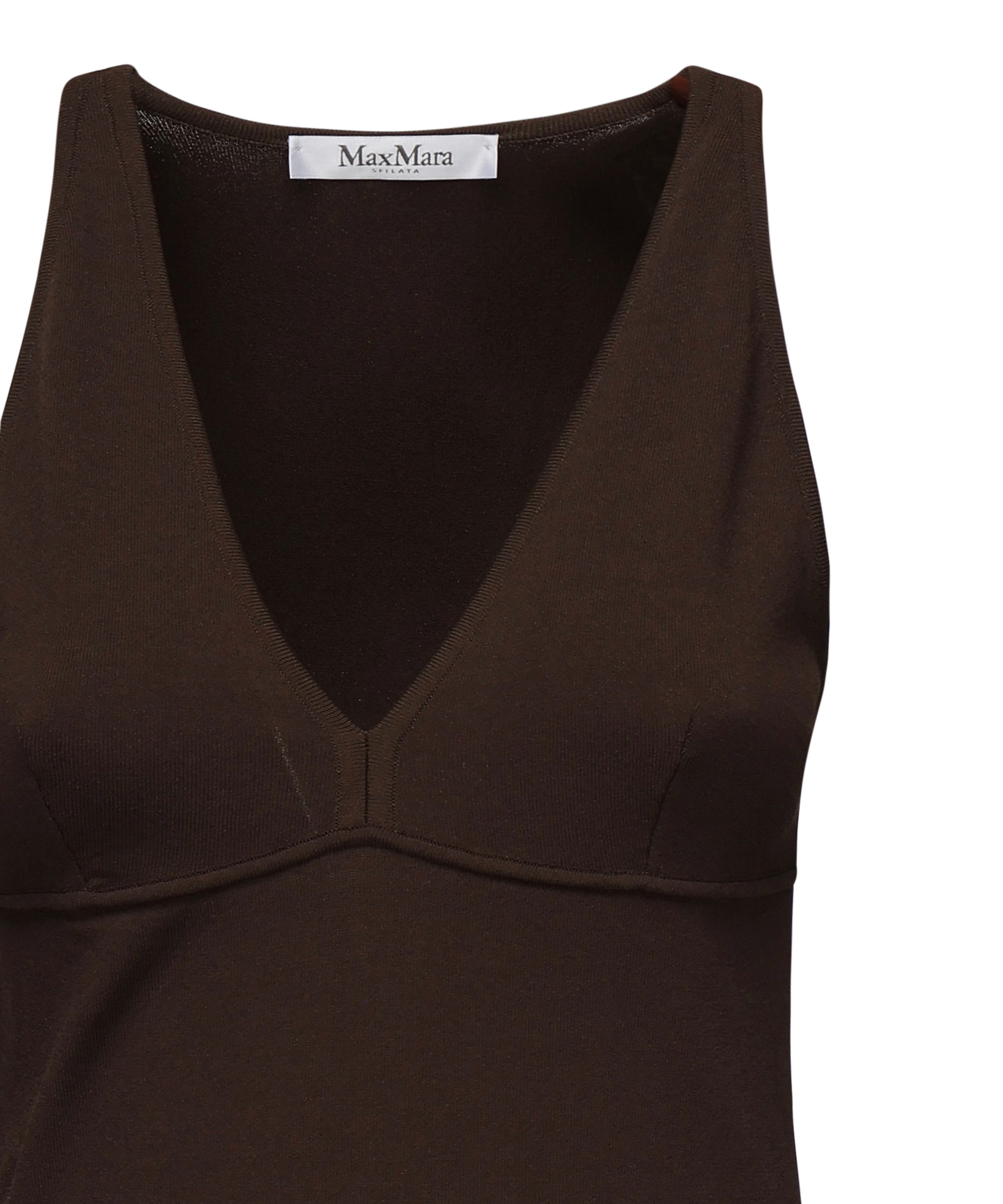 Top smanicato in viscosa 2511361313600 010 MAX MARA 
