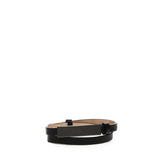 Cintura in pelle con placca logata<BR/> 2514501013600 001 MAX MARA 