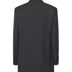 Blazer doppiopetto in lana gessata 2521046021600 002 MAX MARA 