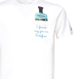 T-shirt Austin con ricamo e stampa AUS0001 05648H MC2 SAINT BARTH 