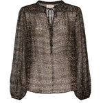 Blusa Harper in seta con stampa animalier HRP001 03047H MC2 SAINT BARTH 