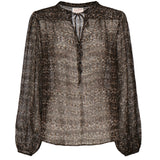 Blusa Harper in seta con stampa animalier HRP001 03047H MC2 SAINT BARTH 