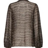 Blusa Harper in seta con stampa animalier HRP001 03047H MC2 SAINT BARTH 