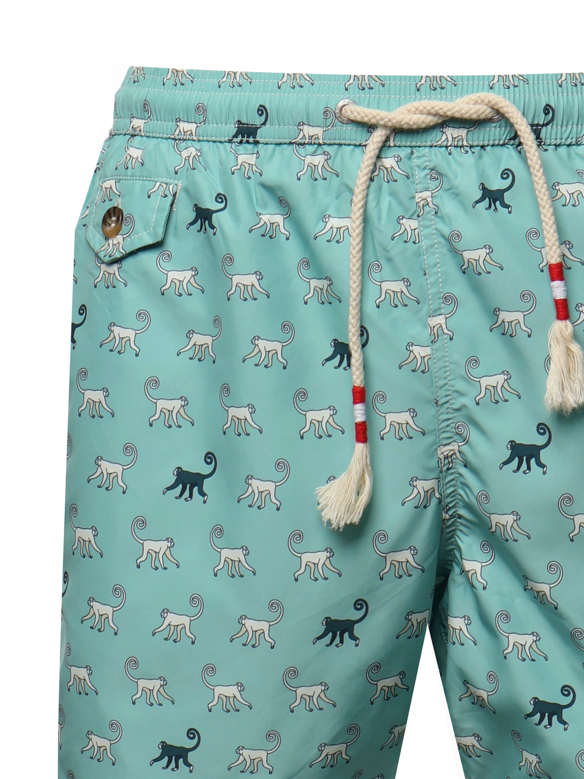 Costume con stampa scimmia<BR/> LIG0013 01664H MC2 SAINT BARTH 