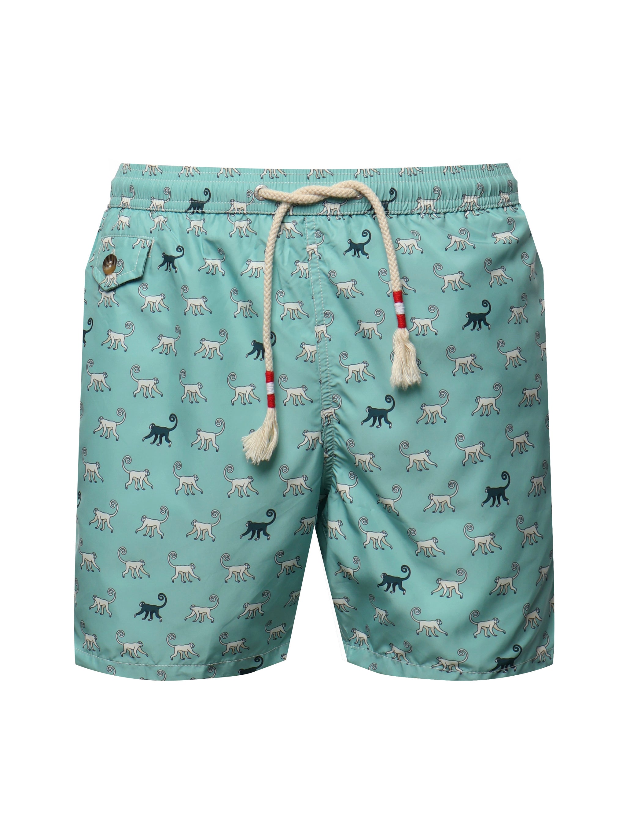 Costume con stampa scimmia<BR/> LIG0013 01664H MC2 SAINT BARTH 