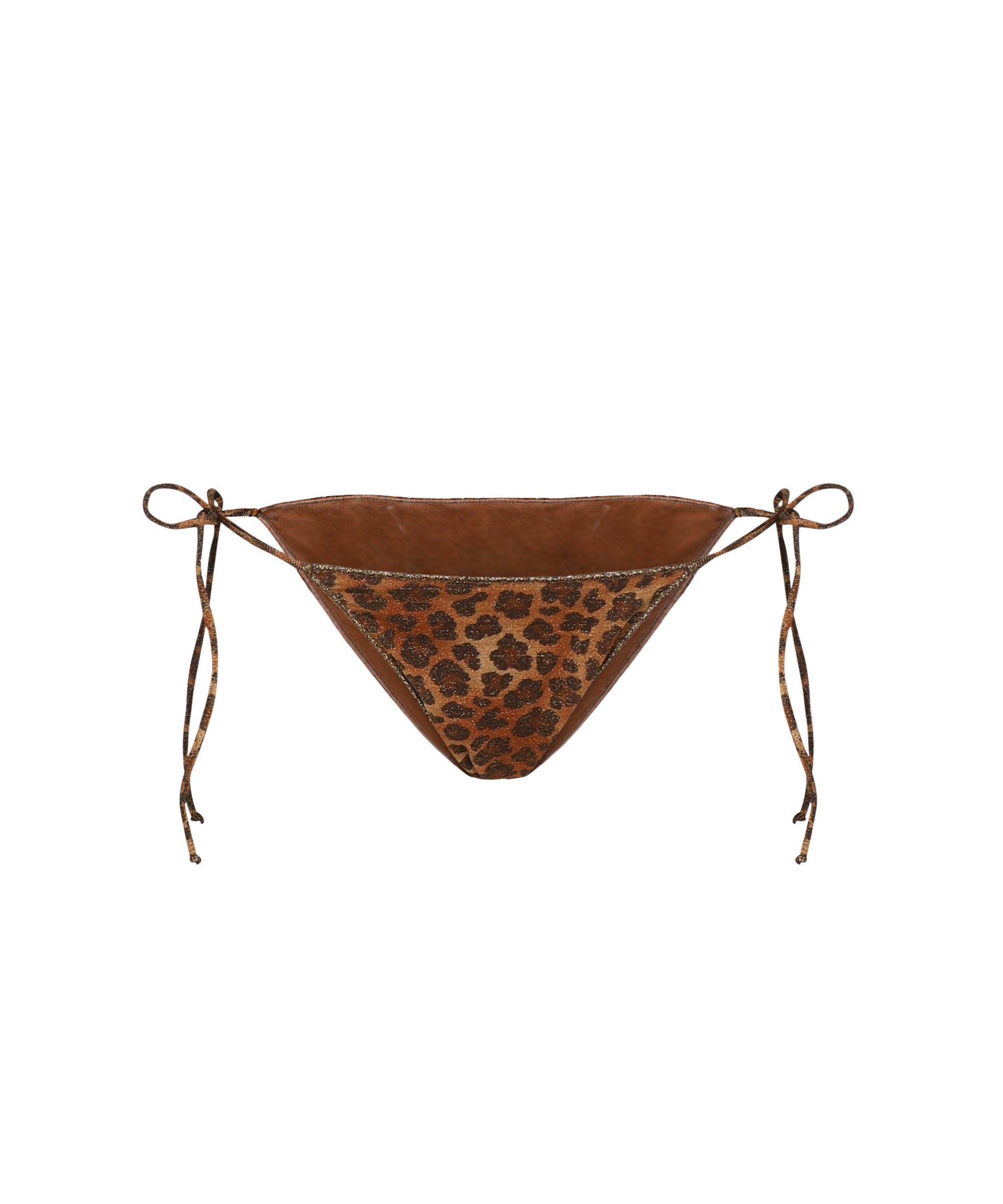Slip mare in lurex con stampa animalier MRL0010 01433H MC2 SAINT BARTH 