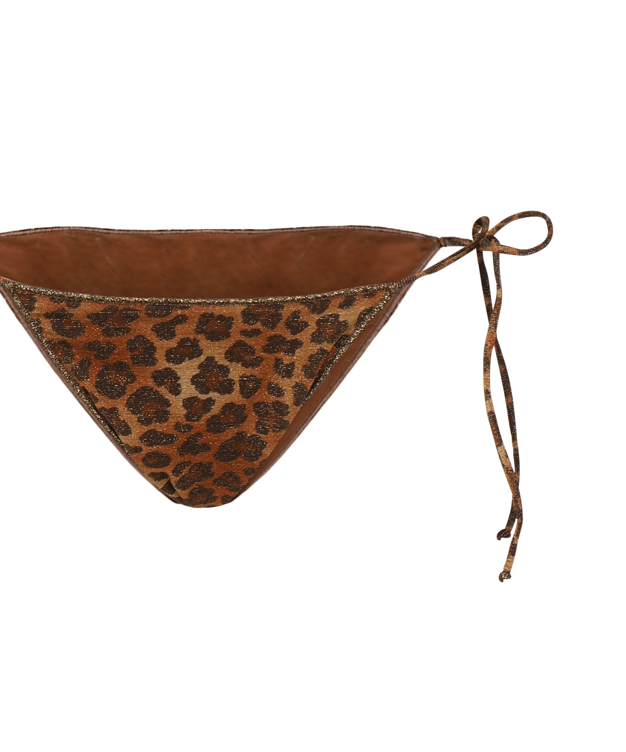 Slip mare in lurex con stampa animalier MRL0010 01433H MC2 SAINT BARTH 