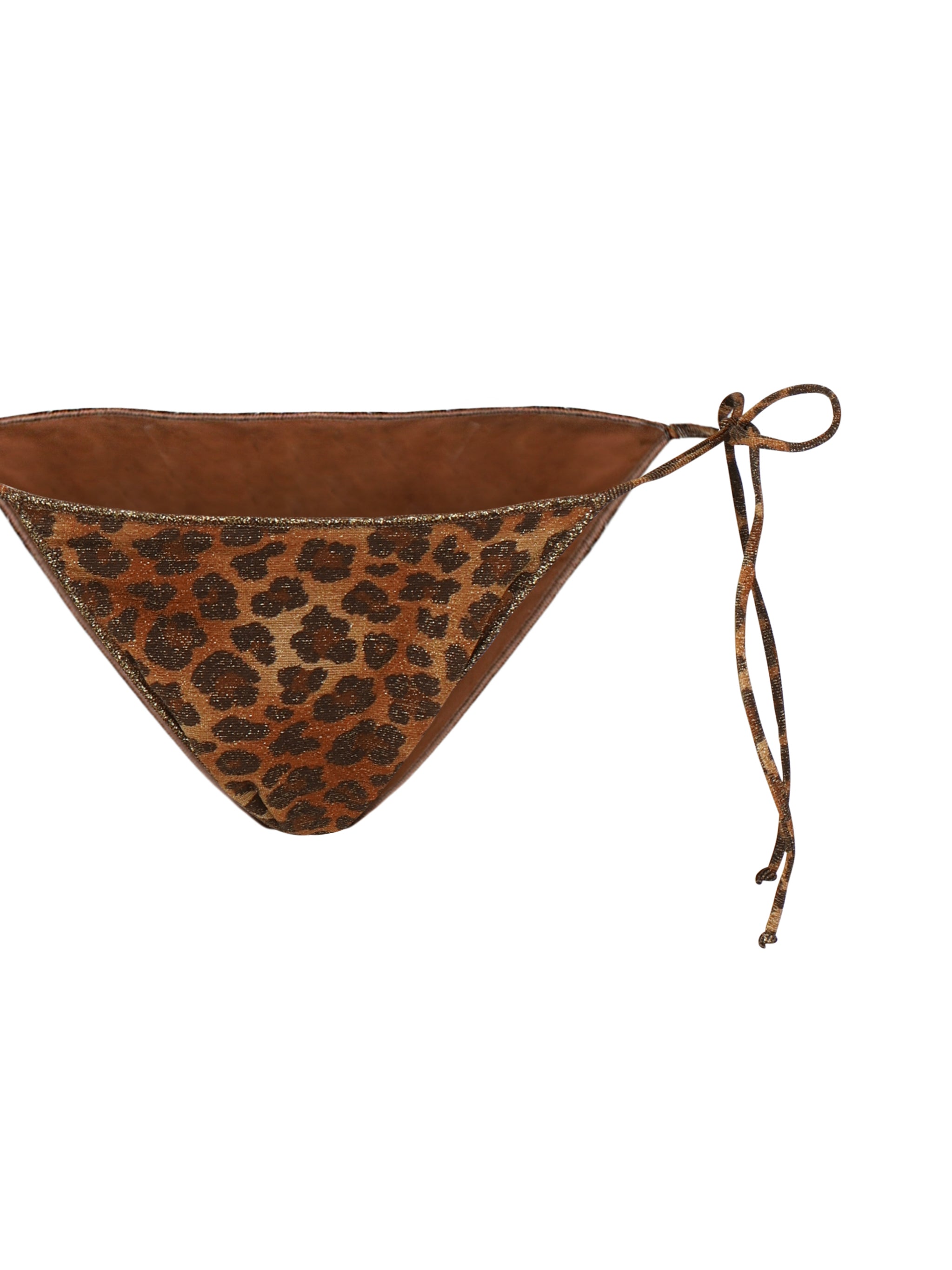Slip mare in lurex con stampa animalier MRL0010 01433H MC2 SAINT BARTH 
