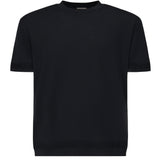 T-shirt in maglia di cotone e seta<BR/> K10919C00011 M6329742 MONCLER 