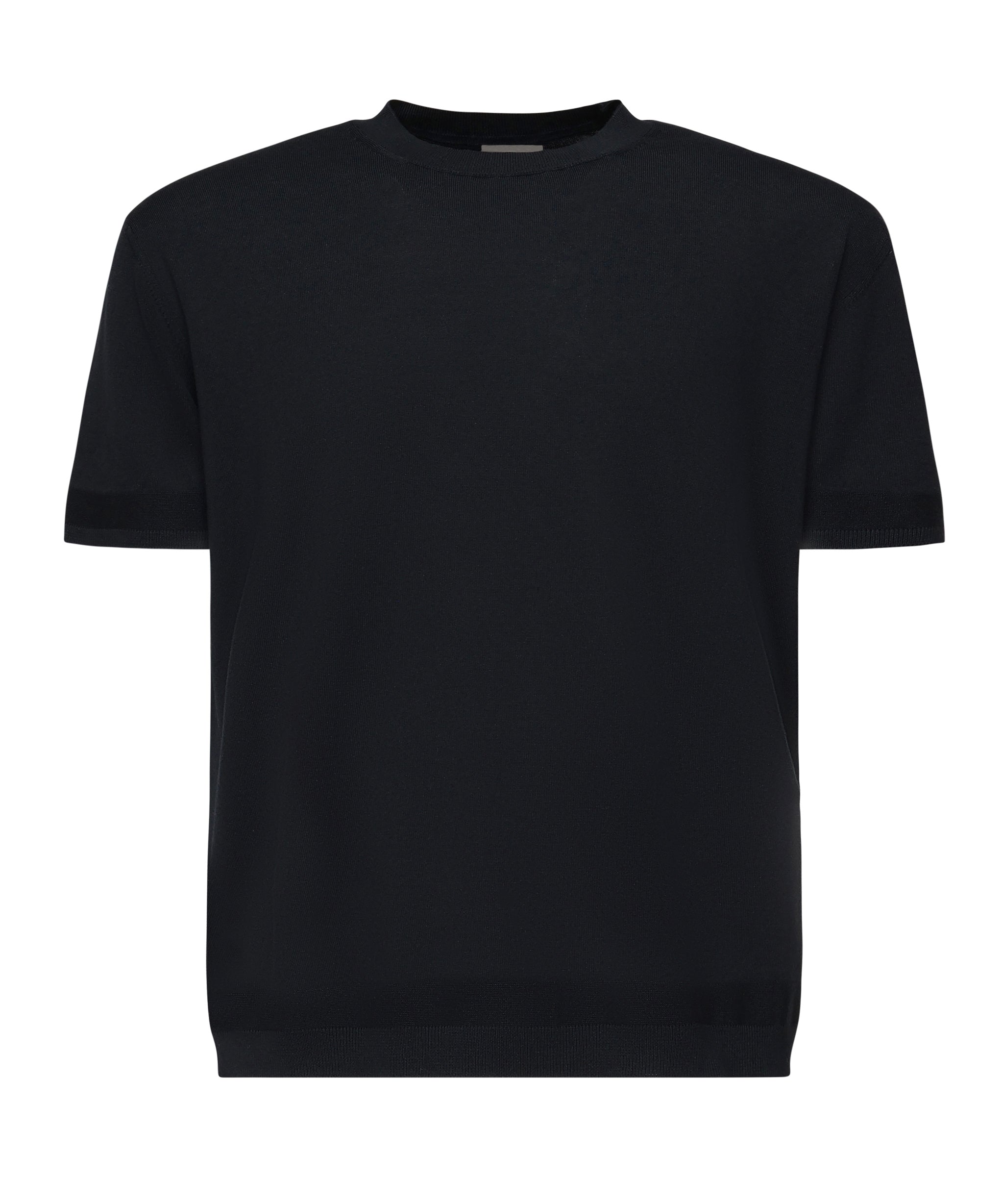 T-shirt in maglia di cotone e seta<BR/> K10919C00011 M6329742 MONCLER 