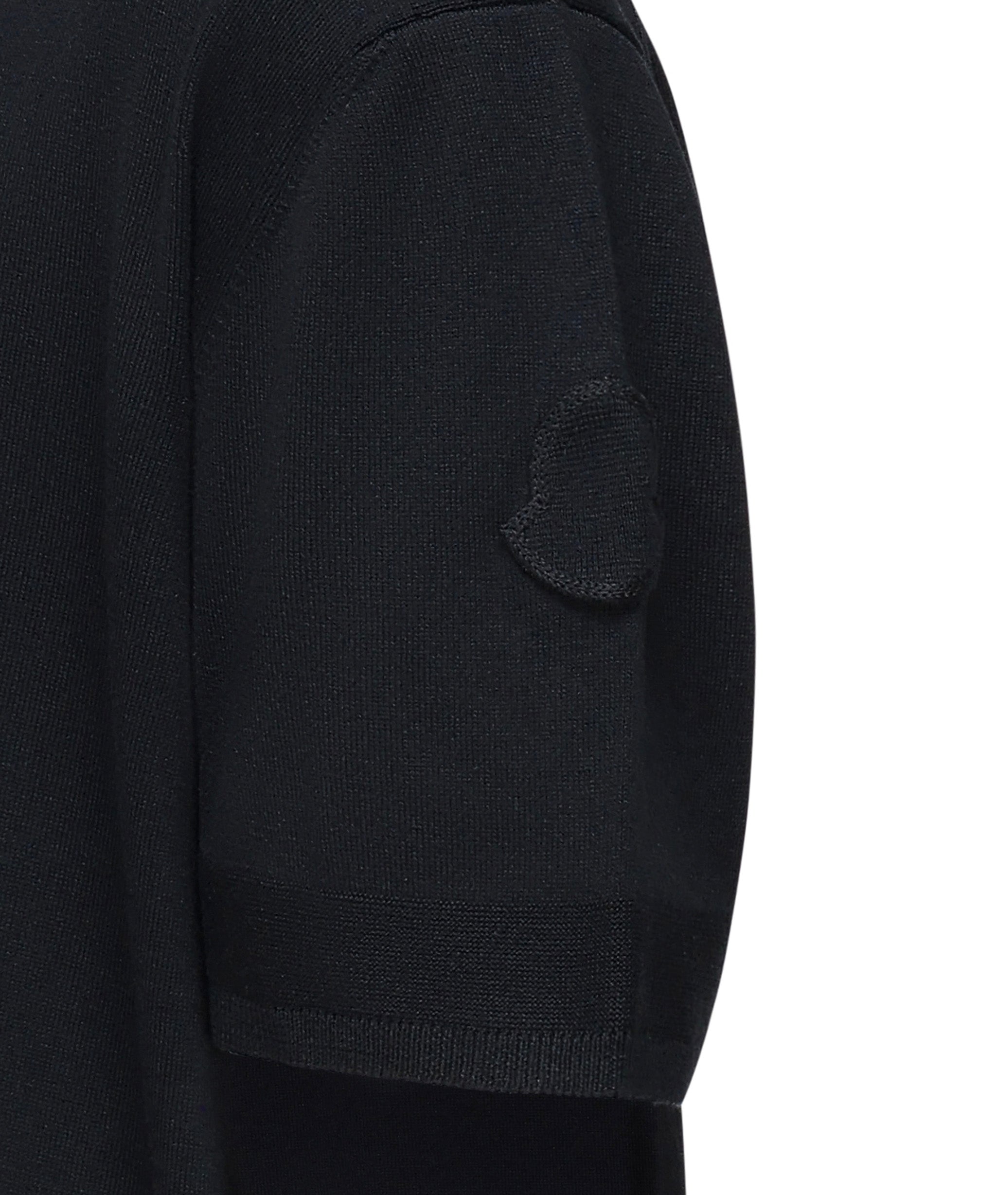 T-shirt in maglia di cotone e seta<BR/> K10919C00011 M6329742 MONCLER 