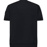 T-shirt in maglia di cotone e seta<BR/> K10919C00011 M6329742 MONCLER 