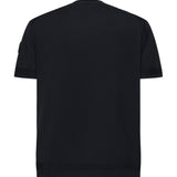 T-shirt in maglia di cotone e seta<BR/> K10919C00011 M6329742 MONCLER 