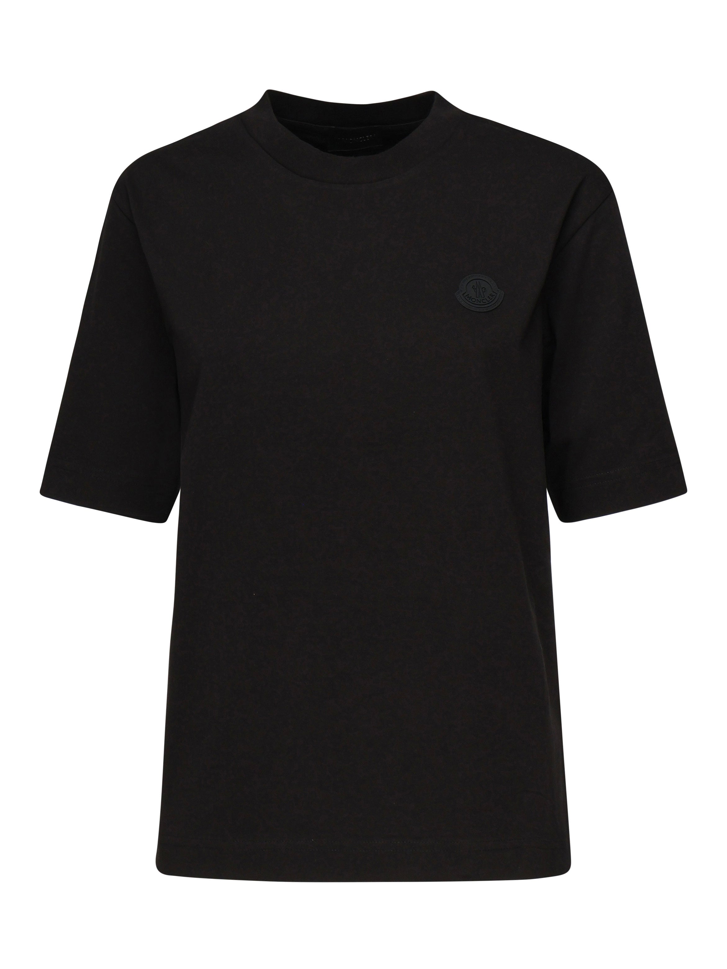 T-shirt con patch logato in silicone K10938C00005 89A17999 MONCLER 