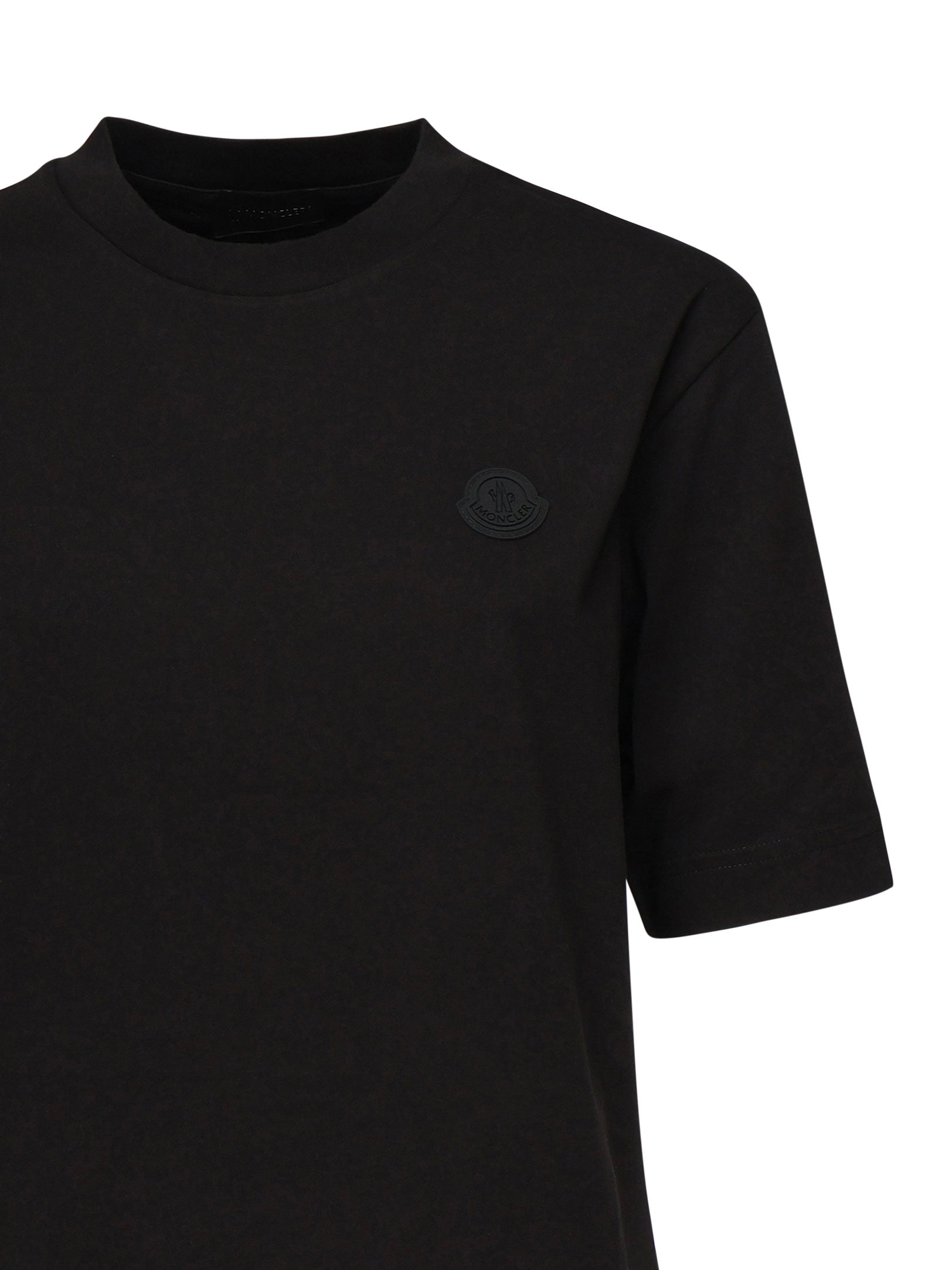 T-shirt con patch logato in silicone K10938C00005 89A17999 MONCLER 