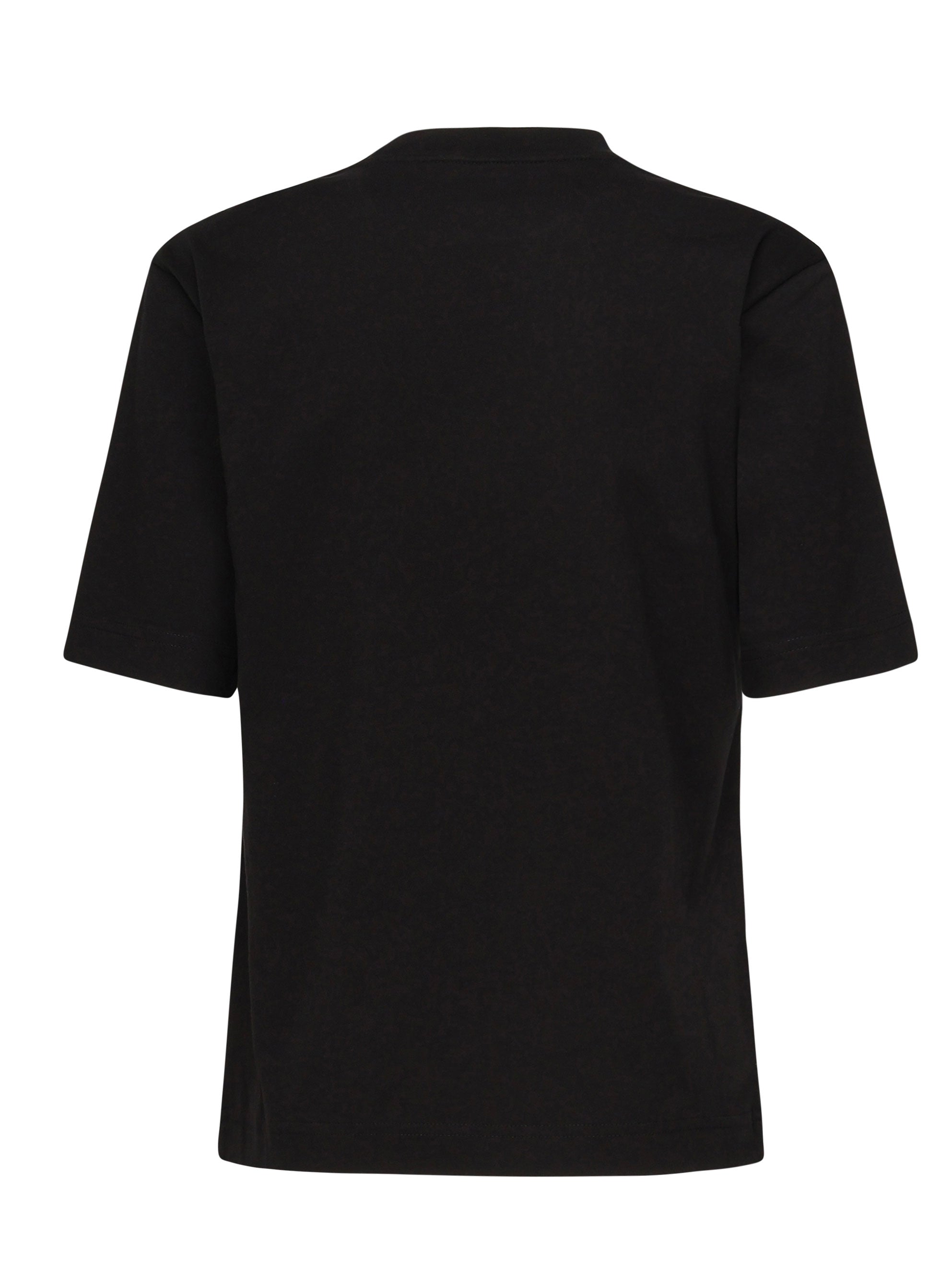 T-shirt con patch logato in silicone K10938C00005 89A17999 MONCLER 