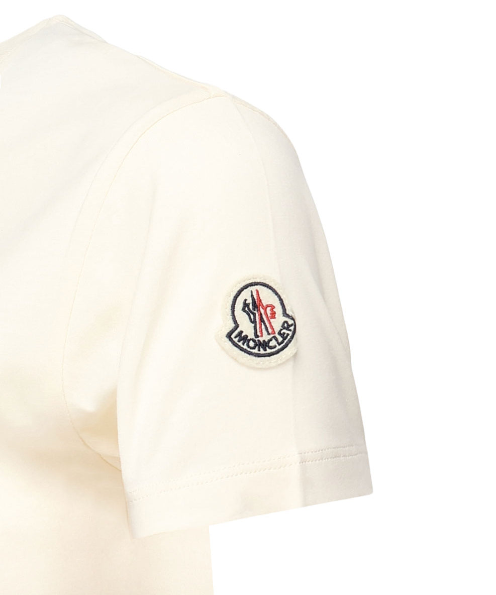T-shirt con logo ricamato con perle K10938C00009 89AUO034 MONCLER 