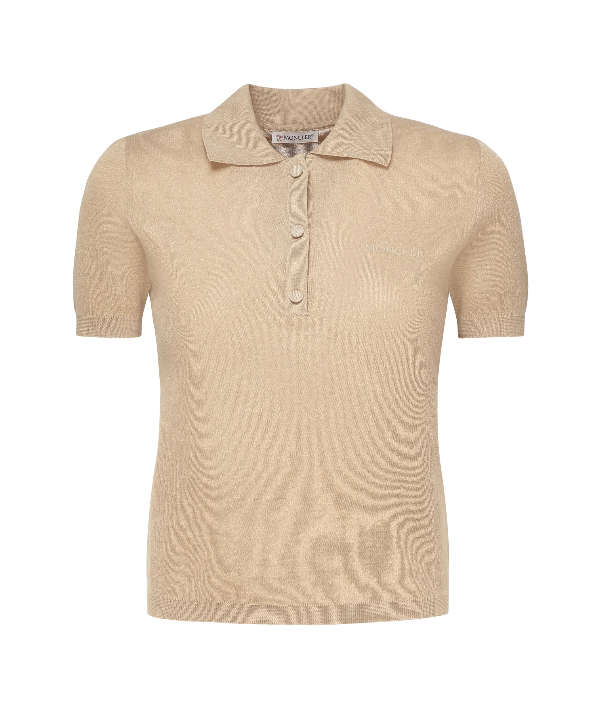 Polo in cotone con logo ricamato K10939A00004 M644024D MONCLER 