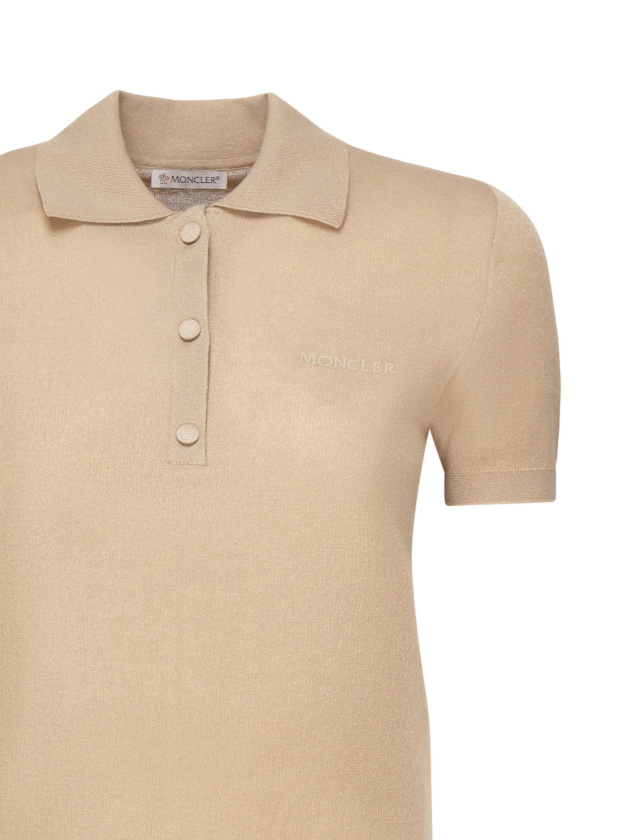 Polo in cotone con logo ricamato K10939A00004 M644024D MONCLER 