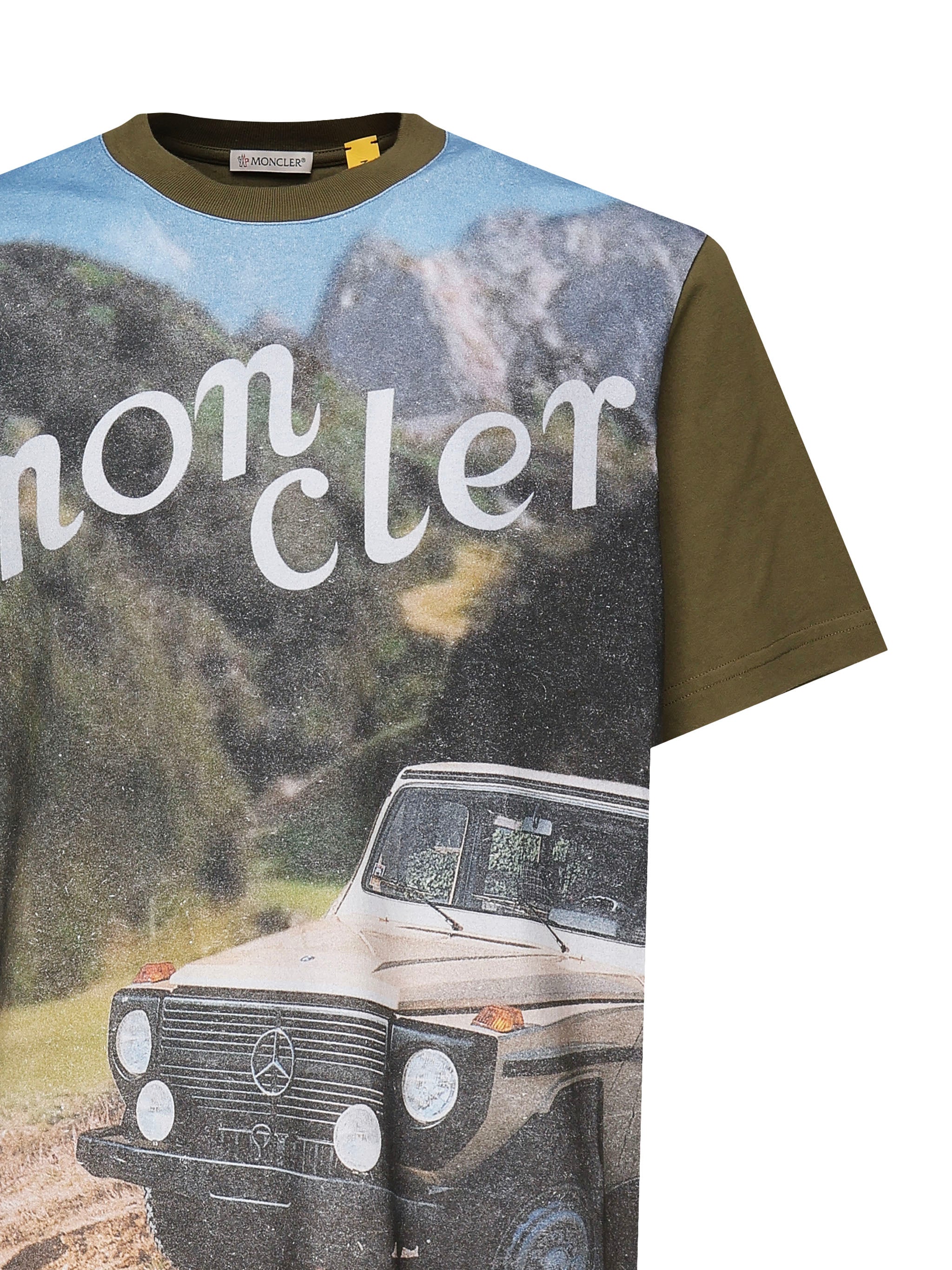 T-shirt con stampa frontale K14018C00003 89AB9816 MONCLER GENIUS 