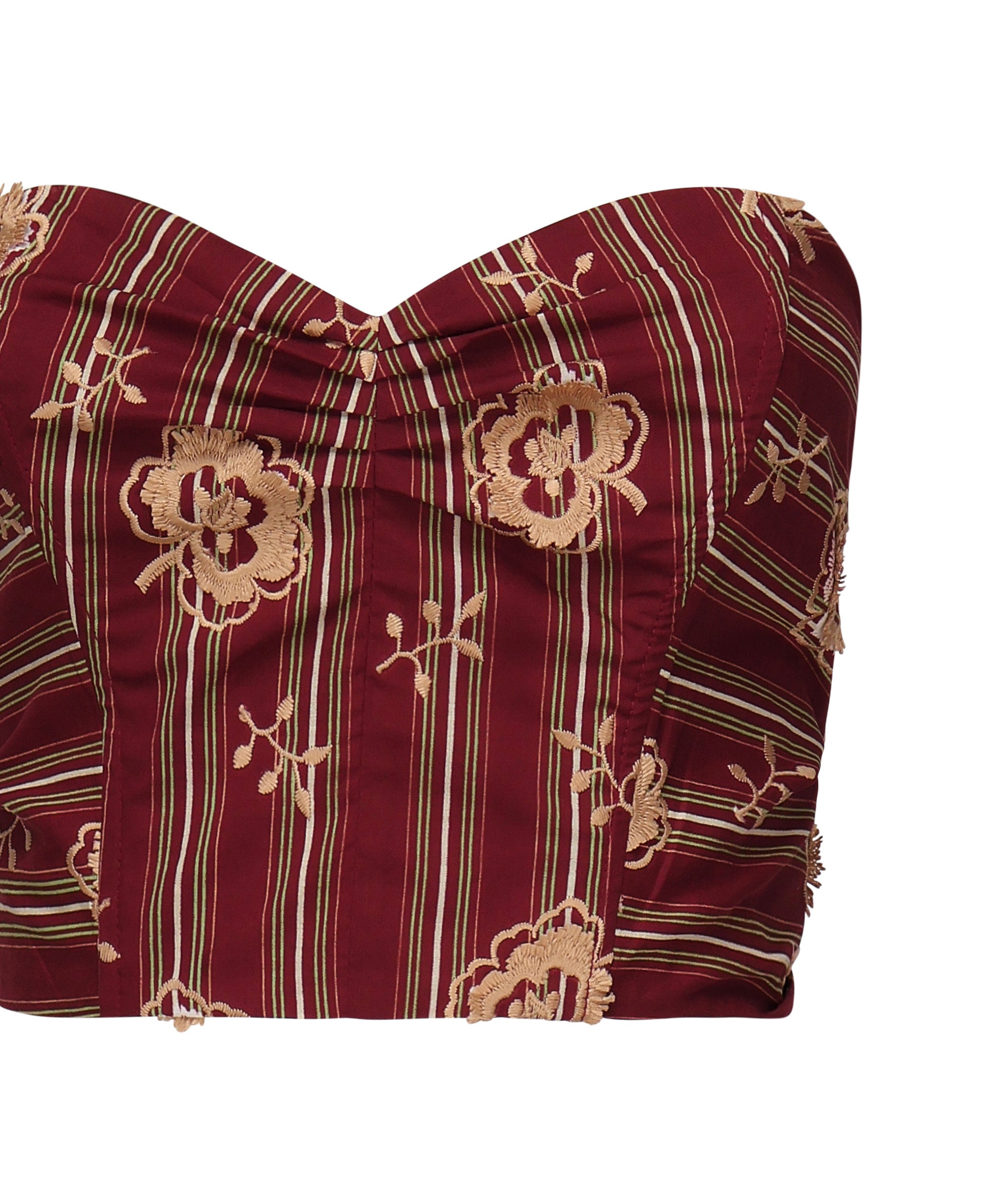 Top a corsetto in mussola di cotone DT9196 VAR. UNICA OTTOD'AME 