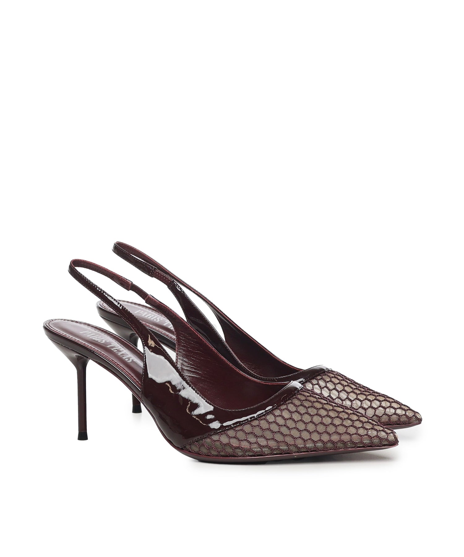 Slingback Lidia in vernice PX1622XVNMS ROUGE NOIR-DARK ROUGE NOIR PARIS TEXAS 