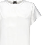 T-shirt in satin<BR/> 100100 A2JRZ05 PINKO 