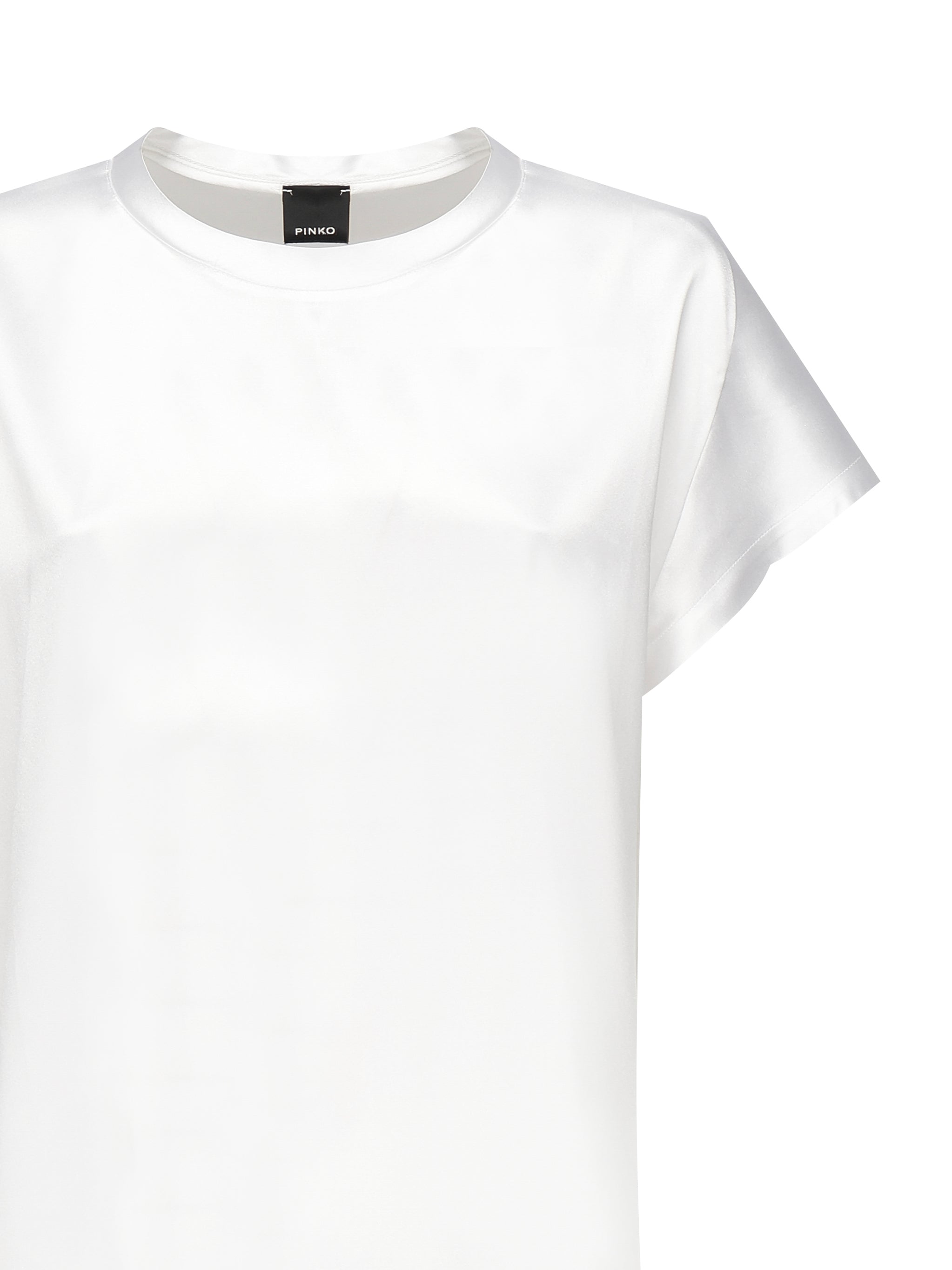 T-shirt in satin<BR/> 100100 A2JRZ05 PINKO 