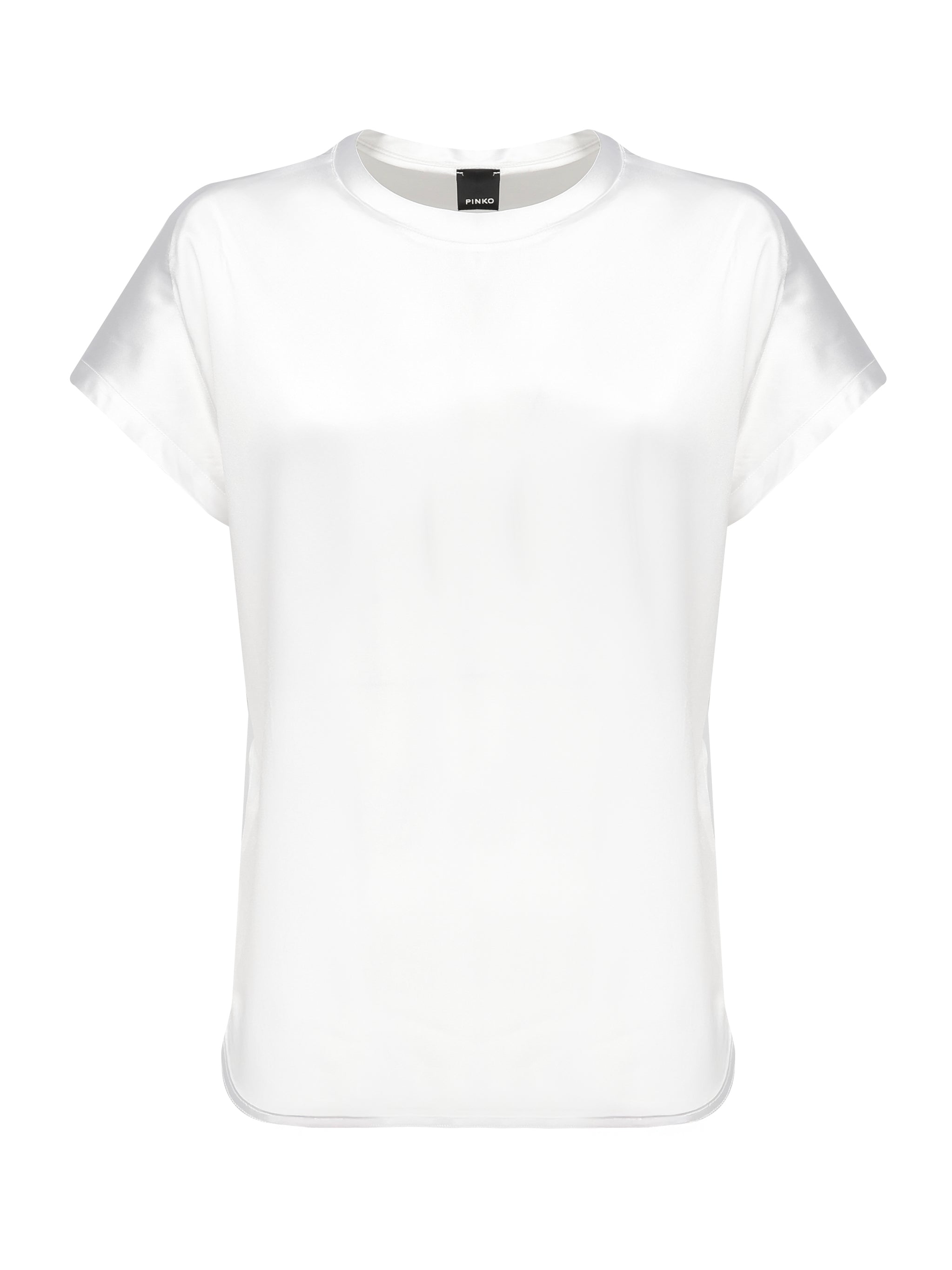 T-shirt in satin<BR/> 100100 A2JRZ05 PINKO 