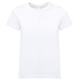 T-shirt maniche corte logo ricamato 100355 A2HNZ04 PINKO 