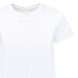 T-shirt maniche corte logo ricamato 100355 A2HNZ04 PINKO 