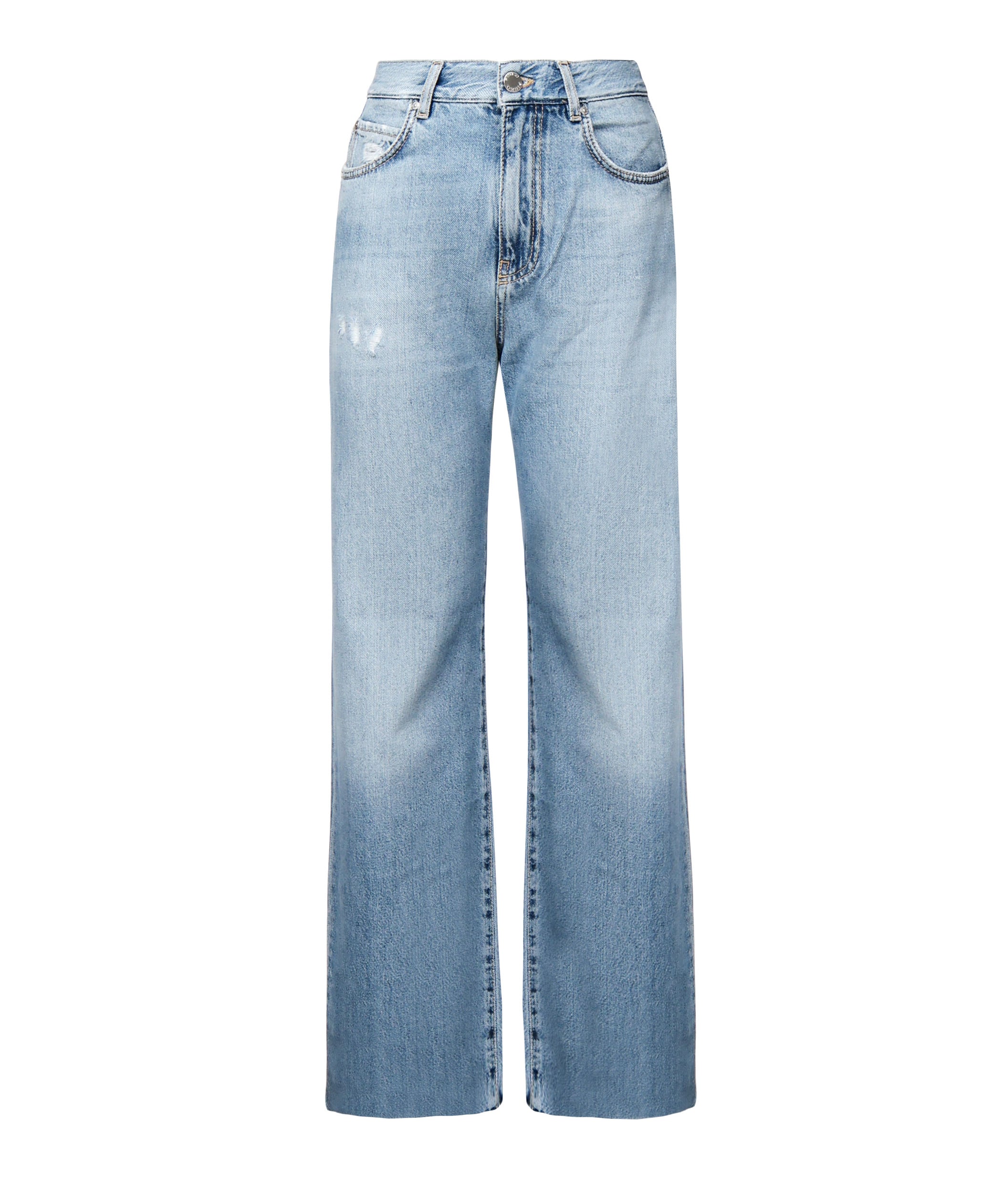 Jeans palazzo in denim soft 101733 A2DZPJV PINKO 