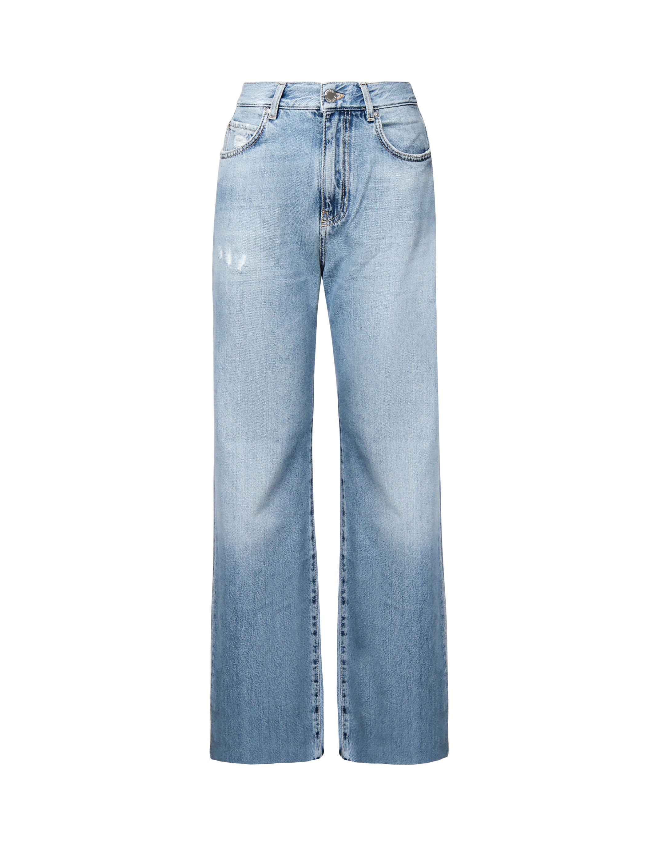 Jeans palazzo in denim soft 101733 A2DZPJV PINKO 