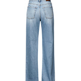 Jeans palazzo in denim soft 101733 A2DZPJV PINKO 