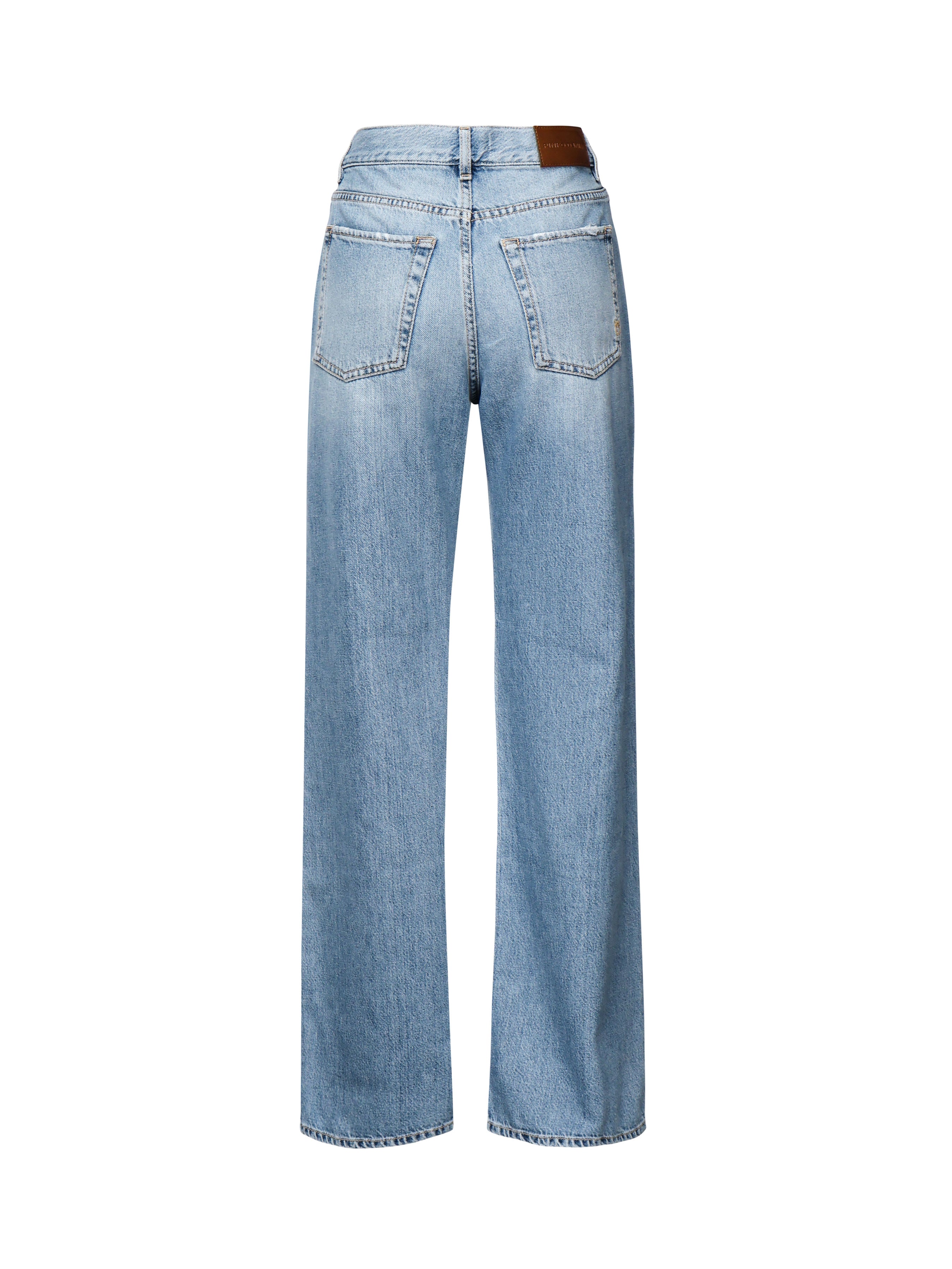 Jeans palazzo in denim soft 101733 A2DZPJV PINKO 