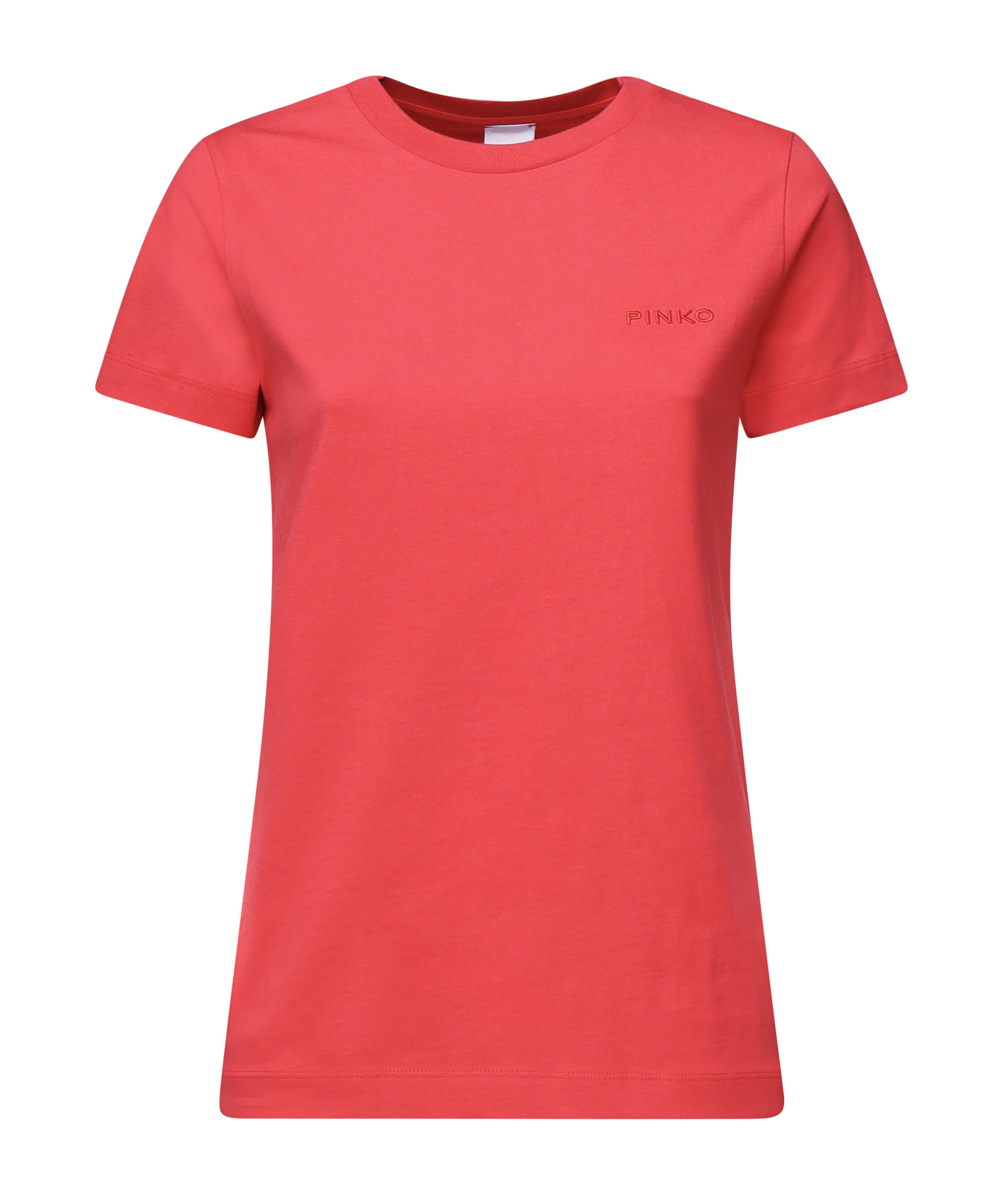 T-shirt mezze maniche ricamo logo 101752 A2HNO57 PINKO 