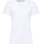 T-shirt mezze maniche ricamo logo 101752 A2HNZ04 PINKO 