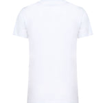T-shirt mezze maniche ricamo logo 101752 A2HNZ04 PINKO 