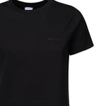 T-shirt mezze maniche ricamo logo 101752 A2HNZ99 PINKO 