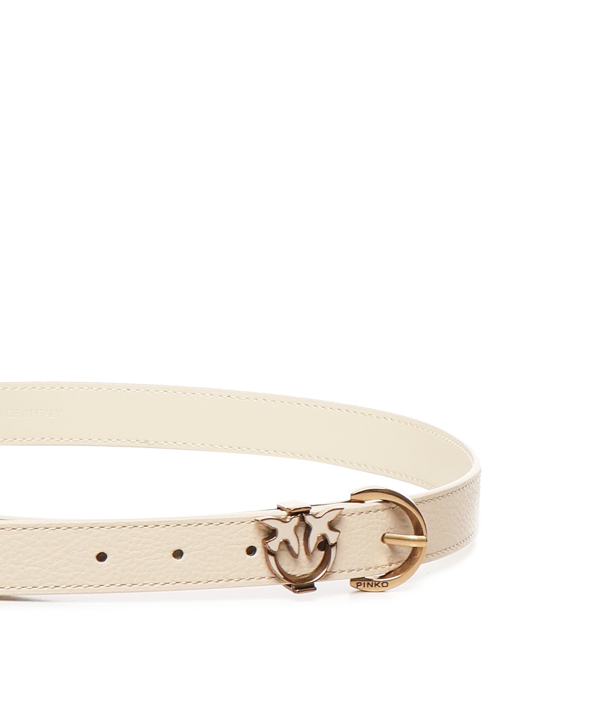 Cintura in pelle con logo 102820 A158C50Q PINKO 