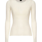 Maglia semitrasparente a costine 102977 A1NDZ09 PINKO 