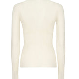 Maglia semitrasparente a costine 102977 A1NDZ09 PINKO 