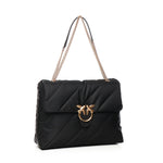 Borsa grande trapuntata Love Bag tessuto riciclato 103347 A05FZ99Q PINKO 
