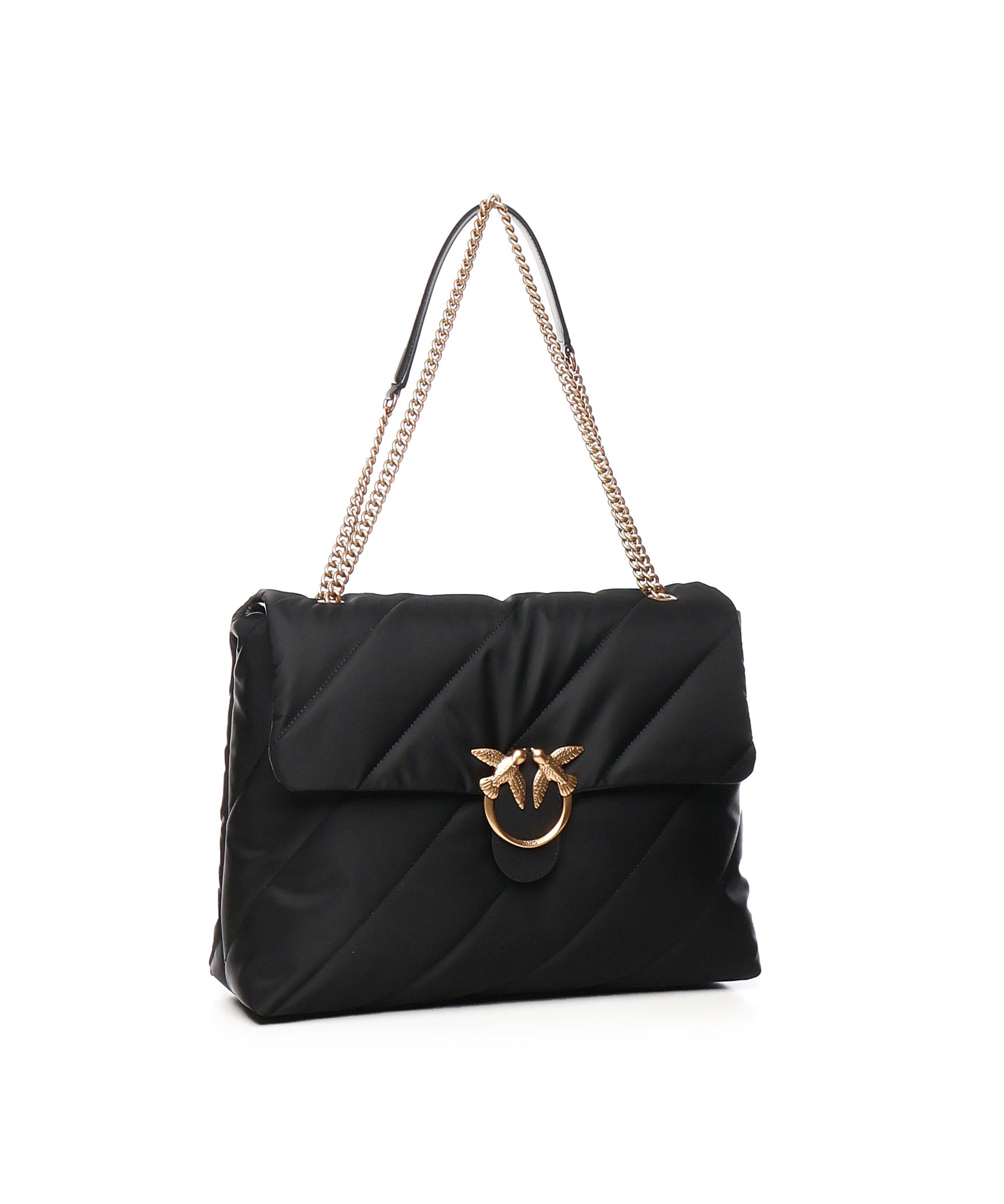 Borsa grande trapuntata Love Bag tessuto riciclato 103347 A05FZ99Q PINKO 
